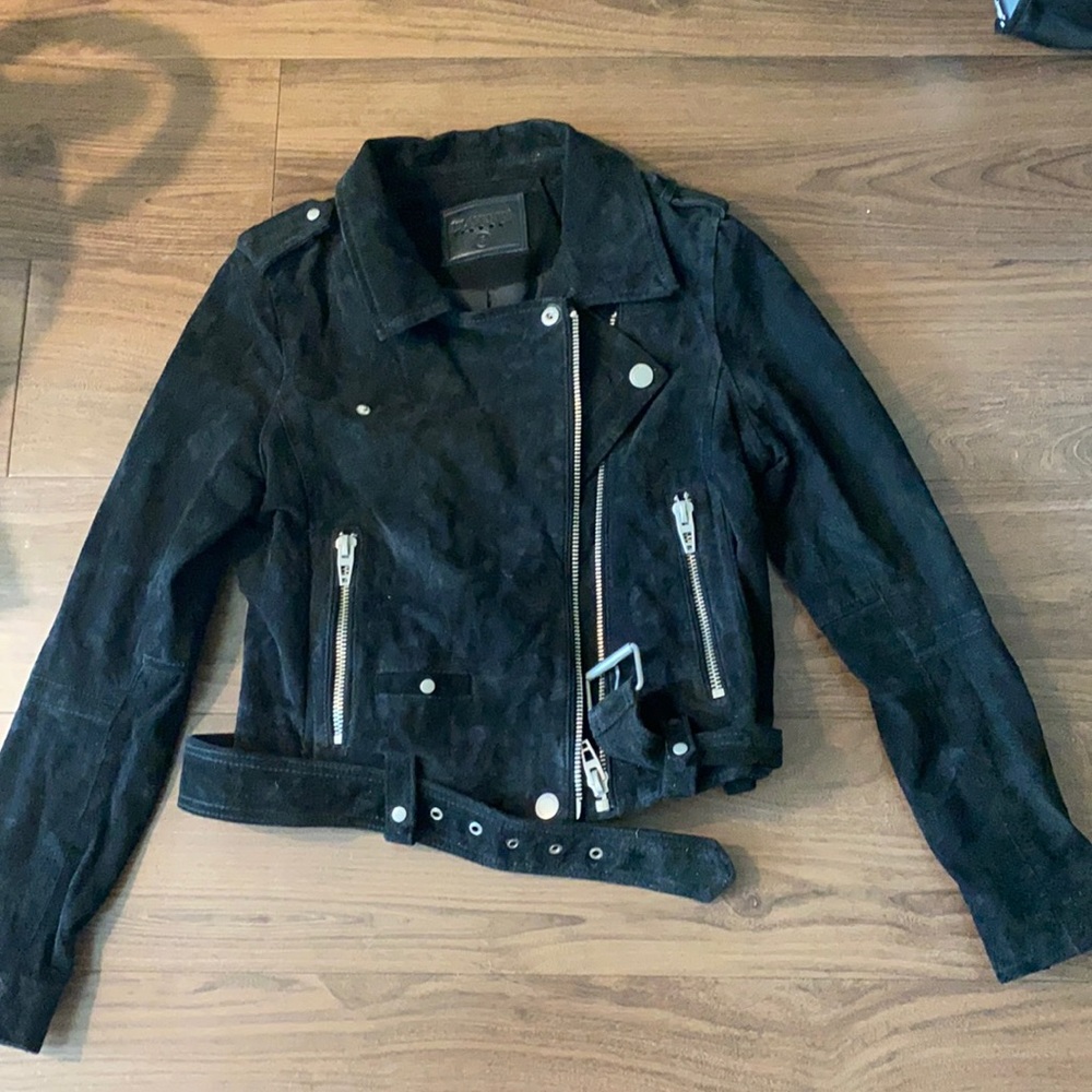 BlankNyc Suede Moto Jacket